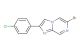 6-bromo-2-(4-chlorophenyl)imidazo[1,2-a]pyrazine