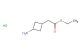 ethyl 2-(3-aminocyclobutyl)acetate hydrochloride