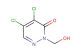4,5-dichloro-2-(hydroxymethyl)pyridazin-3(2H)-one