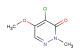 4-chloro-5-methoxy-2-methylpyridazin-3(2H)-one