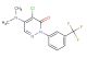 4-chloro-5-(dimethylamino)-2-(3-(trifluoromethyl)phenyl)pyridazin-3(2H)-one