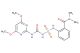 2-[(4,6-dimethoxypyrimidin-2-yl)carbamoylsulfamoylamino]-N,N-dimethylbenzamide