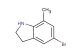 5-bromo-7-methylindoline