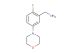 (2-fluoro-5-morpholinophenyl)methanamine