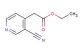 ethyl 2-(3-cyanopyridin-4-yl)acetate