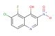 6-chloro-5-fluoro-3-nitroquinolin-4-ol