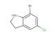 7-bromo-5-chloro-2,3-dihydro-1H-indole