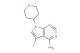 5-iodo-7-(tetrahydro-2H-pyran-4-yl)-7H-pyrrolo[2,3-d]pyrimidin-4-amine