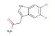 1-(6-chloro-5-fluoro-1H-indol-3-yl)propan-2-one