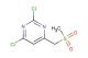 2,4-dichloro-6-((methylsulfonyl)methyl)pyrimidine