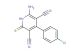 6-amino-4-(4-chlorophenyl)-2-thioxo-1,2-dihydropyridine-3,5-dicarbonitrile