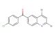 (4-chlorophenyl)(2,4-dibromoquinolin-6-yl)methanone