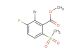 methyl 2-bromo-3-fluoro-6-(methylsulfonyl)benzoate