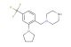 1-(2-(pyrrolidin-1-yl)-4-(trifluoromethyl)benzyl)piperazine
