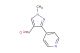 1-methyl-3-(pyridin-4-yl)-1H-pyrazole-4-carbaldehyde