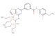 tetraethyl (((2-(3-((3-fluoro-4-methoxyphenyl)carbamoyl)phenyl)thieno[2,3-d]pyrimidin-4-yl)amino)methylene)bis(phosphonate)