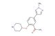 5-(1-methyl-1H-pyrazol-4-yl)-2-(piperidin-4-yloxy)benzamide