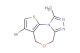 3-bromo-9-methyl-4,6-dihydrothieno[2,3-e][1,2,4]triazolo[3,4-c][1,4]oxazepine