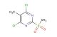 4,6-dichloro-5-methyl-2-(methylsulfonyl)pyrimidine