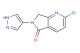 2-chloro-6-(1H-pyrazol-4-yl)-6,7-dihydro-5H-pyrrolo[3,4-b]pyridin-5-one