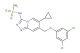 N-(6-cyclopropyl-7-((3,5-dichlorophenoxy)methyl)-[1,2,4]triazolo[4,3-a]pyridin-3-yl)methanesulfonamide