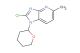 2-chloro-5-methyl-1-(tetrahydro-2H-pyran-2-yl)-1H-imidazo[4,5-b]pyridine
