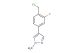 4-(4-(chloromethyl)-3-fluorophenyl)-1-methyl-1H-pyrazole