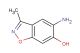 5-amino-3-methylbenzo[d]isoxazol-6-ol