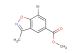 methyl 7-bromo-3-methylbenzo[d]isoxazole-5-carboxylate