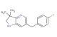 6-(4-fluorobenzyl)-3,3-dimethyl-2,3-dihydro-1H-pyrrolo[3,2-b]pyridine