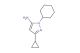 1-cyclohexyl-3-cyclopropyl-1H-pyrazol-5-amine