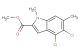methyl 4,5-dichloro-1,6-dimethyl-1H-indole-2-carboxylate