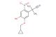 2-(5-(cyclopropylmethoxy)-4-hydroxy-2-nitrophenyl)-2-methylpropanenitrile