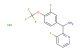 (3-fluoro-4-(trifluoromethoxy)phenyl)(3-fluoropyridin-2-yl)methanamine hydrochloride