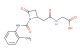 2-(2-(4-oxo-1-(o-tolylcarbamoyl)azetidin-2-yl)acetamido)acetic acid