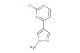2-chloro-4-(1-methyl-1H-pyrazol-4-yl)pyrimidine