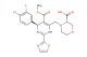 (S)-4-(((S)-6-(4-chloro-3-fluorophenyl)-5-(methoxycarbonyl)-2-(thiazol-2-yl)-3,6-dihydropyrimidin-4-yl)methyl)morpholine-3-carboxylic acid