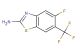 5-fluoro-6-(trifluoromethyl)benzo[d]thiazol-2-amine