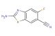 2-amino-5-fluorobenzo[d]thiazole-6-carbonitrile