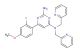 6-(2-fluoro-4-methoxyphenyl)-N4,N4-bis(pyridin-2-ylmethyl)pyrimidine-2,4-diamine