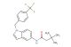 3,3-dimethyl-N-(1-(4-(trifluoromethyl)benzyl)-1H-indol-5-yl)butanamide
