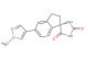 (S)-5'-(1-methyl-1H-pyrazol-4-yl)-2',3'-dihydrospiro[imidazolidine-4,1'-indene]-2,5-dione