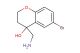 4-(aminomethyl)-6-bromochroman-4-ol