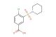 4-chloro-3-(piperidin-1-ylsulfonyl)benzoic acid
