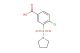 4-chloro-3-(pyrrolidin-1-ylsulfonyl)benzoic acid