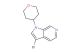 3-bromo-1-(tetrahydro-2H-pyran-4-yl)-1H-pyrrolo[2,3-c]pyridine