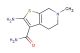 2-amino-6-methyl-4,5,6,7-tetrahydrothieno[2,3-c]pyridine-3-carboxamide