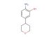 2-amino-5-(tetrahydro-2H-pyran-4-yl)phenol