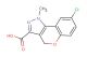 8-chloro-1-methyl-1,4-dihydrochromeno[4,3-c]pyrazole-3-carboxylic acid