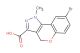 8-bromo-1-methyl-1,4-dihydrochromeno[4,3-c]pyrazole-3-carboxylic acid